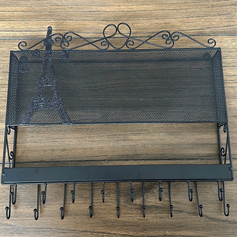 Black Hanging Jewelry Organizer